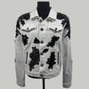 Black Floral Appliqué Jacket