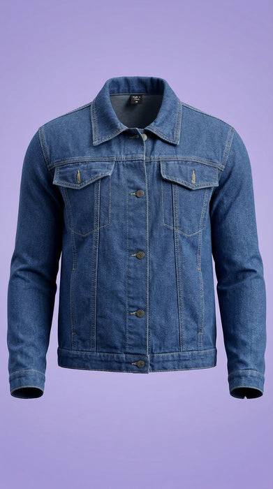 Golden Sovereign Tiger Couture Embellished Denim Jacket