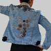 Denim Jacket with beaded embroidery