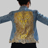 applique denim jean jacket