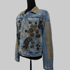 Denim Jacket with beaded embroidery